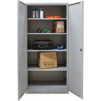 Armoires de rangement Hi-Boy, Acier, 4 Tablettes, 72" h x 36" la x 18" P, Gris Toolneeds Inc.