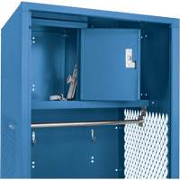 Gear Locker, Steel, 24" W x 18" D x 72" H, Dark Blue Toolneeds Inc.