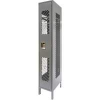 Casiers ventil&eacute;s, 12" x 18" x 78", Acier, Gris, D&eacute;mont&eacute;, Perfor&eacute; Toolneeds Inc.