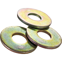 USS Flat Washer, Yellow Zinc, 3/8" Toolneeds Inc.