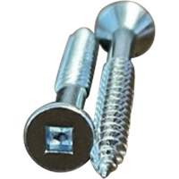 Flat SOC Wood Screws, #10 x 2" L, Zinc Plated Toolneeds Inc.