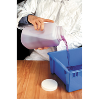 Bottles, Round, 128 fl. oz., Plastic Toolneeds Inc.