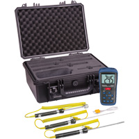 Thermocouple Thermometer Kit, Contact, Digital, -58-2000°F (-50-1300°C) Toolneeds Inc.