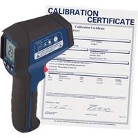 Thermom&egrave;tre &agrave; infrarouge avec certificat de calibration, -31°- 1202° F ( -35° - 650° C ), 12:1, &eacute;missivit&eacute; Ajustable Toolneeds Inc.
