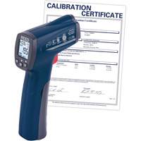 Thermom&egrave;tre &agrave; infrarouge avec certificat de calibration, -25,6°- 752° F ( -32° - 400° C ), 12:1, &eacute;missivit&eacute; Ajustable Toolneeds Inc.