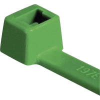UL Rated PA66 Cable Ties, 4" Long, 18 lbs. Tensile Strength, Green Toolneeds Inc.