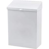 R&eacute;cipient en m&eacute;tal pour les produits menstruels Health Gards Toolneeds Inc.