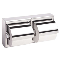 Two-Roll Toilet Paper Dispenser with Hoods, Multiple Roll Capacity Toolneeds Inc.
