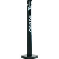 Cendriers Smokers' Pole, Sur pied, Aluminium, Hauteur 41" Toolneeds Inc.