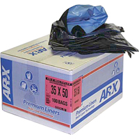 Sacs Premium, 2T-Fort, 26" la x 36" lo, Noir, Capacit&eacute; 64,35 L (17 gal.) Toolneeds Inc.