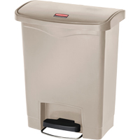 Slim Jim&reg; Waste Container, Resin, 8 US gal. Capacity Toolneeds Inc.