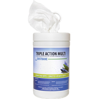 Triple Action Multi Disinfecting Wipes, 7" x 8", 120 Count Toolneeds Inc.