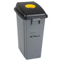 Bac &agrave; d&eacute;chets et de recyclage, Plastique, 16 gal. US Toolneeds Inc.