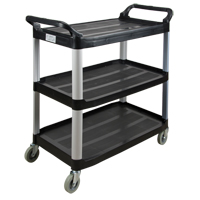Utility Cart, 3 Tiers, 19-3/4" x 37-1/2" x 40-1/4", 250 lbs. Capacity Toolneeds Inc.