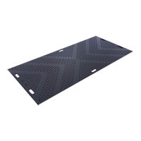LibertyMat&reg; Medium-Duty Ground Protection, 4' x 8', High Density Polyethylene, Textured, Black Toolneeds Inc.