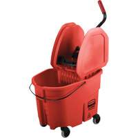 Ensemble de seau pour vadrouille et essoreuse WaveBrake, Pression vers le bas, 8,75 gal. US (35 pintes), Rouge Toolneeds Inc.