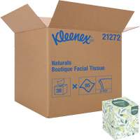Kleenex&reg; Naturals Boutique* Facial Tissue, 2 Ply, 7.8" L x 8.3" W, 95 Sheets/Box Toolneeds Inc.