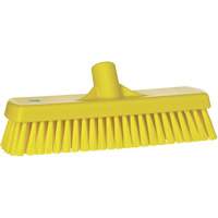 Brosse &agrave; r&eacute;curer pour planchers et murs, Crins Ferme, 12", Polyester, Jaune Toolneeds Inc.