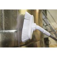 Angle-Adjustable Water-Fed Washing Brush, Soft Bristles, 9-1/4" Long, Green Toolneeds Inc.