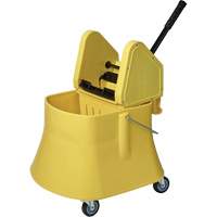 Ensemble de seau pour vadrouille et essoreuse Champ, Pression vers le bas, 10 gal. US (40 pintes), Jaune Toolneeds Inc.