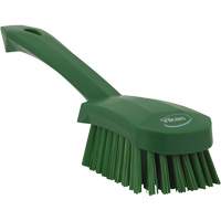 Short-Handled Churn Brush, Stiff Bristles, 10" Long, Green Toolneeds Inc.