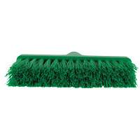 ColorCore Angle Head Broom, Medium Bristles, 10", Polypropylene, Green Toolneeds Inc.