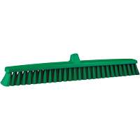 ColorCore Push Broom, Fine Bristles, 24", Polypropylene, Green Toolneeds Inc.
