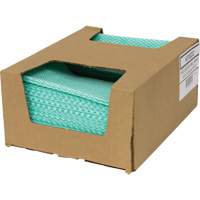 Chiffons de choix pour comptoir SaniWorks, Vert/Blanc Toolneeds Inc.