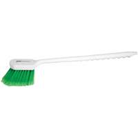 Long Handle Detail Brush, 20" L, PVC Bristles, Green Toolneeds Inc.