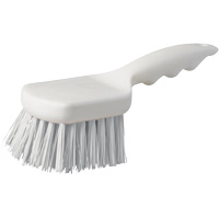 Short Handle Pot Brush, 9" L, Polypropylene Bristles, White Toolneeds Inc.