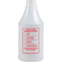 Bouteille &agrave; pulv&eacute;risateur ronde avec &eacute;tiquette SIMDUT, 24 oz Toolneeds Inc.