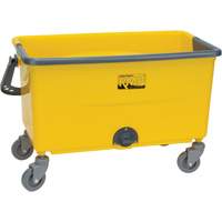 Microfibre Mop Bucket & Wringer, Strainer, 11 US Gal. (44 Quart), Yellow Toolneeds Inc.