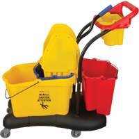 Multifunctional Mop Trolley, Down Press, 9.5 US Gal.(38 Quart), Yellow Toolneeds Inc.