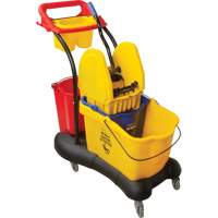 Multifunctional Mop Trolley, Down Press, 9.5 US Gal.(38 Quart), Yellow Toolneeds Inc.