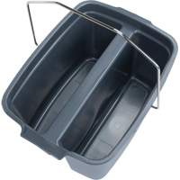 Dual Compartment Bucket, 4.75 US Gal. (19 qt.) Capacity, Grey Toolneeds Inc.