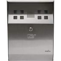 Smoking Receptacle, Wall-Mount, Stainless Steel, 1.6 Litres Capacity, 13-4/5" Height Toolneeds Inc.