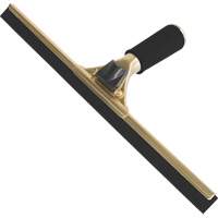 Handheld Window Squeegee, 14", Rubber, Brass Frame Toolneeds Inc.