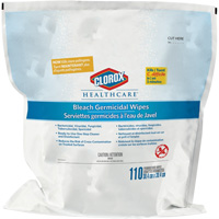 Healthcare&reg; Disinfecting Bleach Wipes Refill, 110 Count Toolneeds Inc.