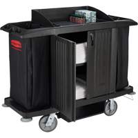 Executive Full-Size Housekeeping Cart with Doors Toolneeds Inc.