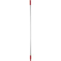 Basic Handle, Broom/Scraper/Squeegee, Red, Standard, 57" L Toolneeds Inc.