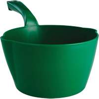 Round Bowl Scoop, Plastic, Green, 64 oz. Toolneeds Inc.