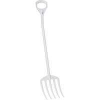 Fourche hygi&eacute;nique, Longueur de 49", Plastique, Blanc Toolneeds Inc.