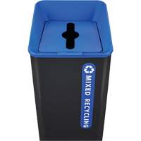 Sustain Mixed Recycling Container, Bulk, Plastic, 23 US gal. Toolneeds Inc.