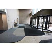 Tapis dentr&eacute;e Supreme Knob, Essuie-pieds/grattoir, 6-1/2' x 75-1/2' x 7/16", Charbon Toolneeds Inc.