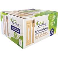 Fourchettes en bois emball&eacute;es individuellement Toolneeds Inc.