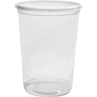 Magik 32 oz. Clear Deli Container without Lid, Plastic, Round Toolneeds Inc.