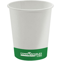 Gobelets en papier compostable chaud/froid &agrave; paroi simple, 8 oz, Multicolore Toolneeds Inc.