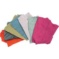 Recycled Material Wiping Rags, Terrycloth, Mix Colours, 25 lbs. Toolneeds Inc.