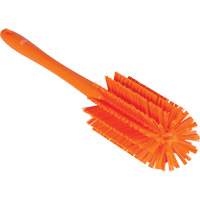 Medium Brush with Handle, Stiff Bristles, 17" Long, Orange Toolneeds Inc.