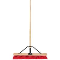 Push Broom with Braced Handle, 24", Medium, PVC Bristles Toolneeds Inc.